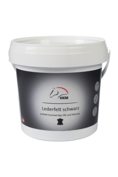 HKM LÆDERFEDT - 500ML - SORT