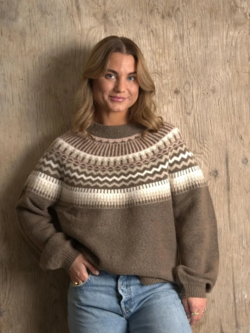 KPH KAIRO STRIKTRØJE *MOKKA*