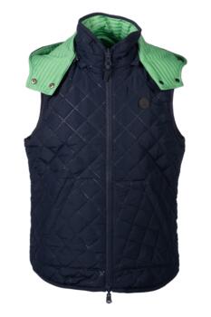 Vendevest -Maui-Mørkeblå/grøn