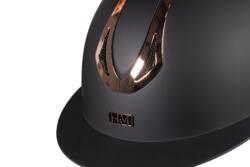 Ridehjelm Illusion Basic - SORT/ROSEGOLD