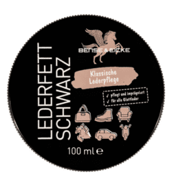 Bense & Eicke læderfedt, sort - 100 ml