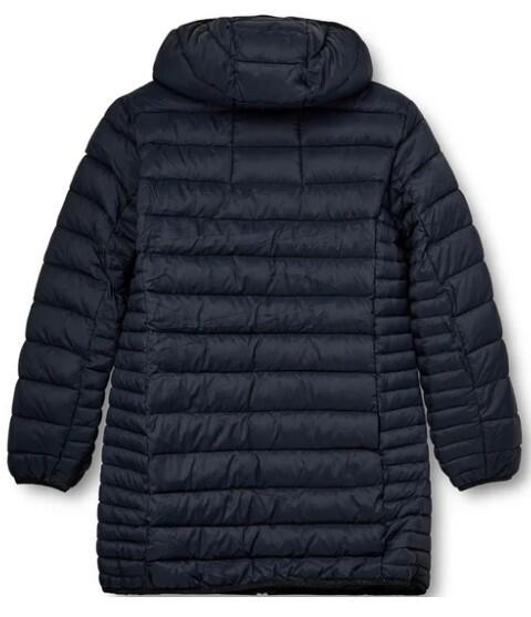 KPH SANDEFJORD HALVLANG JAKKE M/AFTAGELIG HÆTTE - NAVY