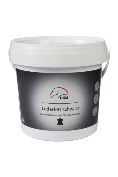 HKM LÆDERFEDT - 500ML - SORT