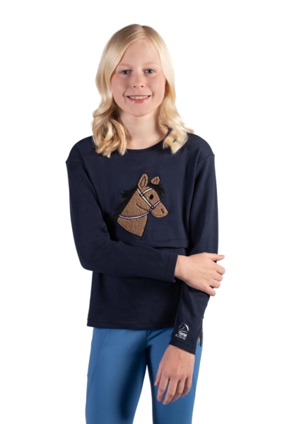 LONGSLEEVE - MIA - MØRKEBLÅ