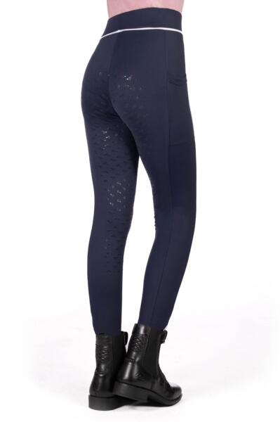 HKM - MAUI RIDEBUKS MED FULD SILIKONE - MØRKEBLÅ