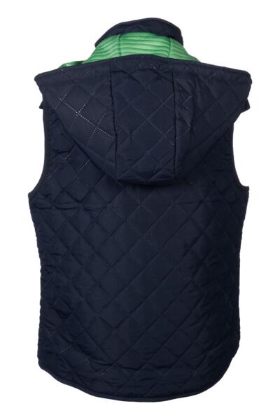 Vendevest -Maui-Mørkeblå/grøn