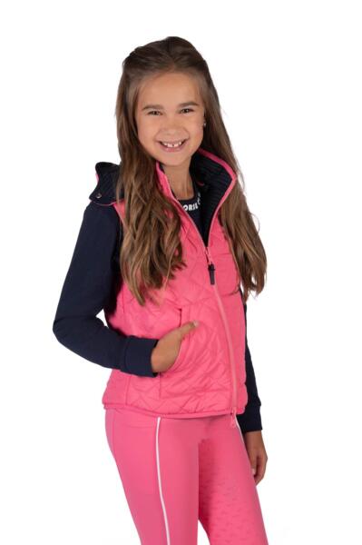 Vendevest -Maui-Pink/mørkeblå