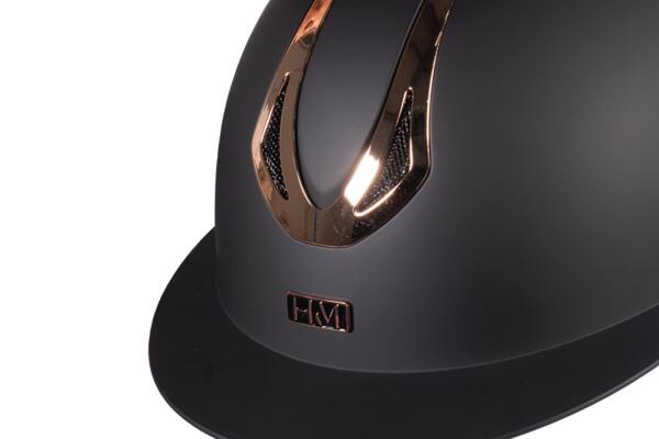 Ridehjelm Illusion Basic - SORT/ROSEGOLD
