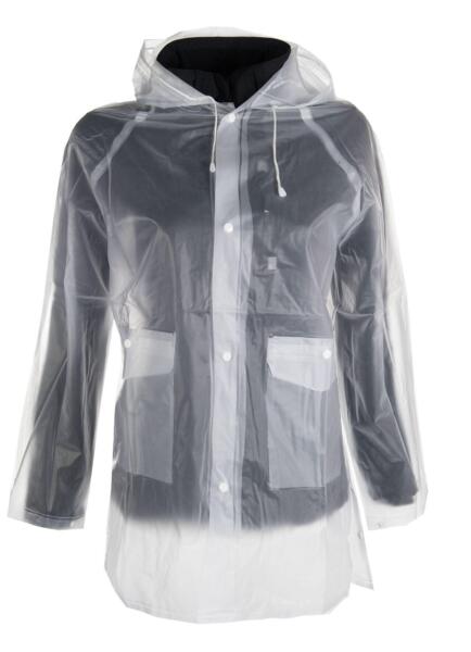 Regnjakke, transparent
